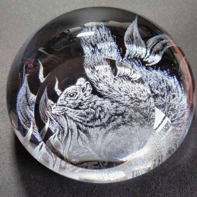 Dominic Fonde - Squirrel paperweight